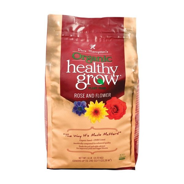 Healthy Grow Organic Rose Fert 6Lb HGR432RF6